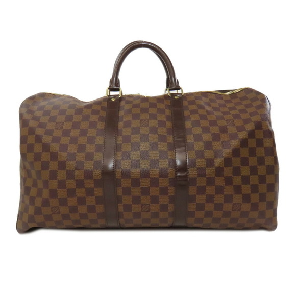 LOUIS VUITTON Brown Damier Keepall 50 Boston Bag - Picture 1 of 11